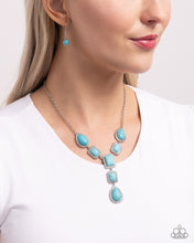 Load image into Gallery viewer, Defaced Deal Blue Necklace