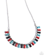Load image into Gallery viewer, Stony Shimmer Red Necklace