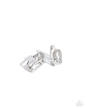 Load image into Gallery viewer, Safety Pin Secret White Earrings