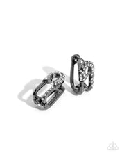 Load image into Gallery viewer, Safety Pin Secret Black Earrings