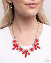 Load image into Gallery viewer, Flair for the Feminine Red Necklace