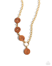 Load image into Gallery viewer, Savory Stone Brown Necklace