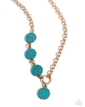 Load image into Gallery viewer, Savory Stone Gold Necklace
