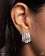 Load image into Gallery viewer, Glittering Generosity White Clip On Earrings