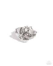 Load image into Gallery viewer, Beachy Bevvy White Skinny Band Ring