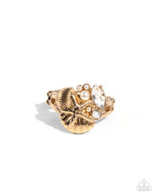 Load image into Gallery viewer, Beachy Bevvy Gold Skinny Band Ring