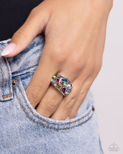 Load image into Gallery viewer, Abstract Accuracy Pink Skinny Band Ring