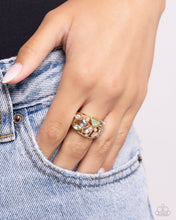 Load image into Gallery viewer, Abstract Accuracy Gold Skinny Band Ring