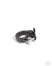 Load image into Gallery viewer, Princess Pairing Black Skinny Band Ring
