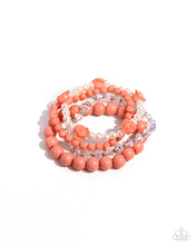 Load image into Gallery viewer, Rosy Retrospection Orange Bracelet