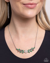 Load image into Gallery viewer, Leafy Layover White Necklace