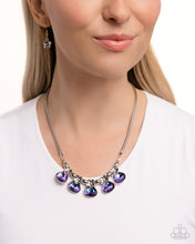 Load image into Gallery viewer, Teardrop Tribute Purple Necklace
