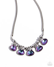 Load image into Gallery viewer, Teardrop Tribute Purple Necklace