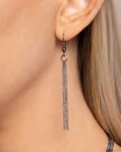 Load image into Gallery viewer, Tassel Thrill Black Necklace