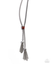 Load image into Gallery viewer, Tassel Thrill Brown Necklace