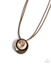 Load image into Gallery viewer, Duchess Disc Brass Necklace