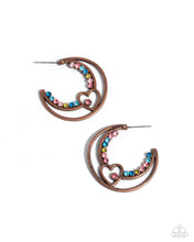 Load image into Gallery viewer, Sympathetic Sweetheart Copper Earrings