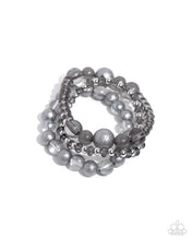 Load image into Gallery viewer, Shattered Stack Silver Bracelet