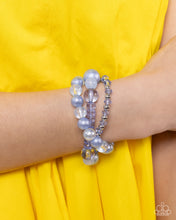 Load image into Gallery viewer, Shattered Stack Blue Bracelet