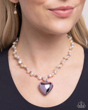 Load image into Gallery viewer, Mermaid Model Purple Necklace