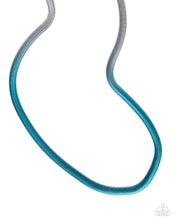 Load image into Gallery viewer, Spray Paint Sass Blue Necklace
