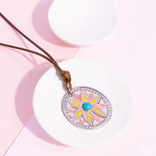 Load image into Gallery viewer, Mandala Marvel Yellow Necklace