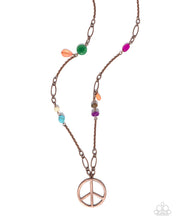 Load image into Gallery viewer, Peaceful Playtime Copper Necklace