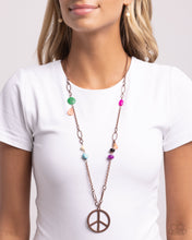 Load image into Gallery viewer, Peaceful Playtime Copper Necklace