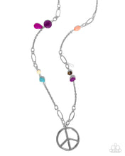 Load image into Gallery viewer, Peaceful Playtime Purple Necklace
