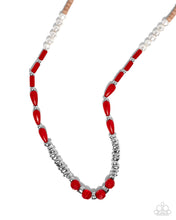Load image into Gallery viewer, Dainty Diversity Red Necklace