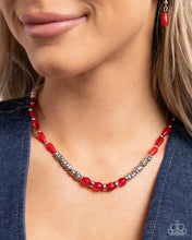 Load image into Gallery viewer, Dainty Diversity Red Necklace