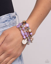 Load image into Gallery viewer, Cloudy Chic Purple Bracelet