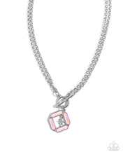 Load image into Gallery viewer, Compass Cadenza Pink Necklace