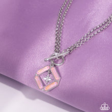Load image into Gallery viewer, Compass Cadenza Pink Necklace
