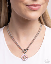 Load image into Gallery viewer, Compass Cadenza Pink Necklace