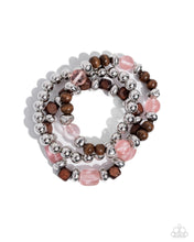 Load image into Gallery viewer, DIVERSIFIED Wood Pink Bracelet
