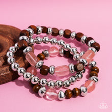 Load image into Gallery viewer, DIVERSIFIED Wood Pink Bracelet