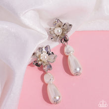 Load image into Gallery viewer, Esteemed Elite White Clip On Earrings