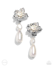 Load image into Gallery viewer, Esteemed Elite White Clip On Earrings