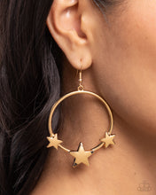 Load image into Gallery viewer, Let SPARKLE Ring! Gold Earrings