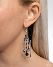 Load image into Gallery viewer, Framed Feature Silver Earrings