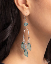 Load image into Gallery viewer, Winged Wardrobe Blue Earrings