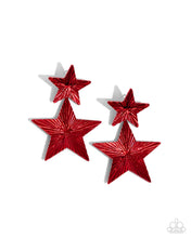 Load image into Gallery viewer, Patriotic Promise Red Earrings