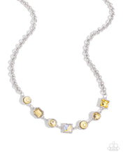 Load image into Gallery viewer, Bejeweled Bravado Yellow Necklace