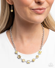 Load image into Gallery viewer, Bejeweled Bravado Yellow Necklace