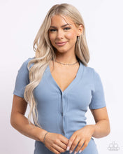 Load image into Gallery viewer, Chiseled Candidate Blue Necklace