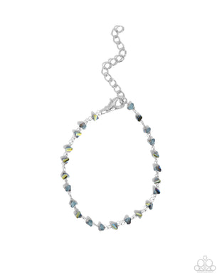 Chiseled Character Blue Bracelet