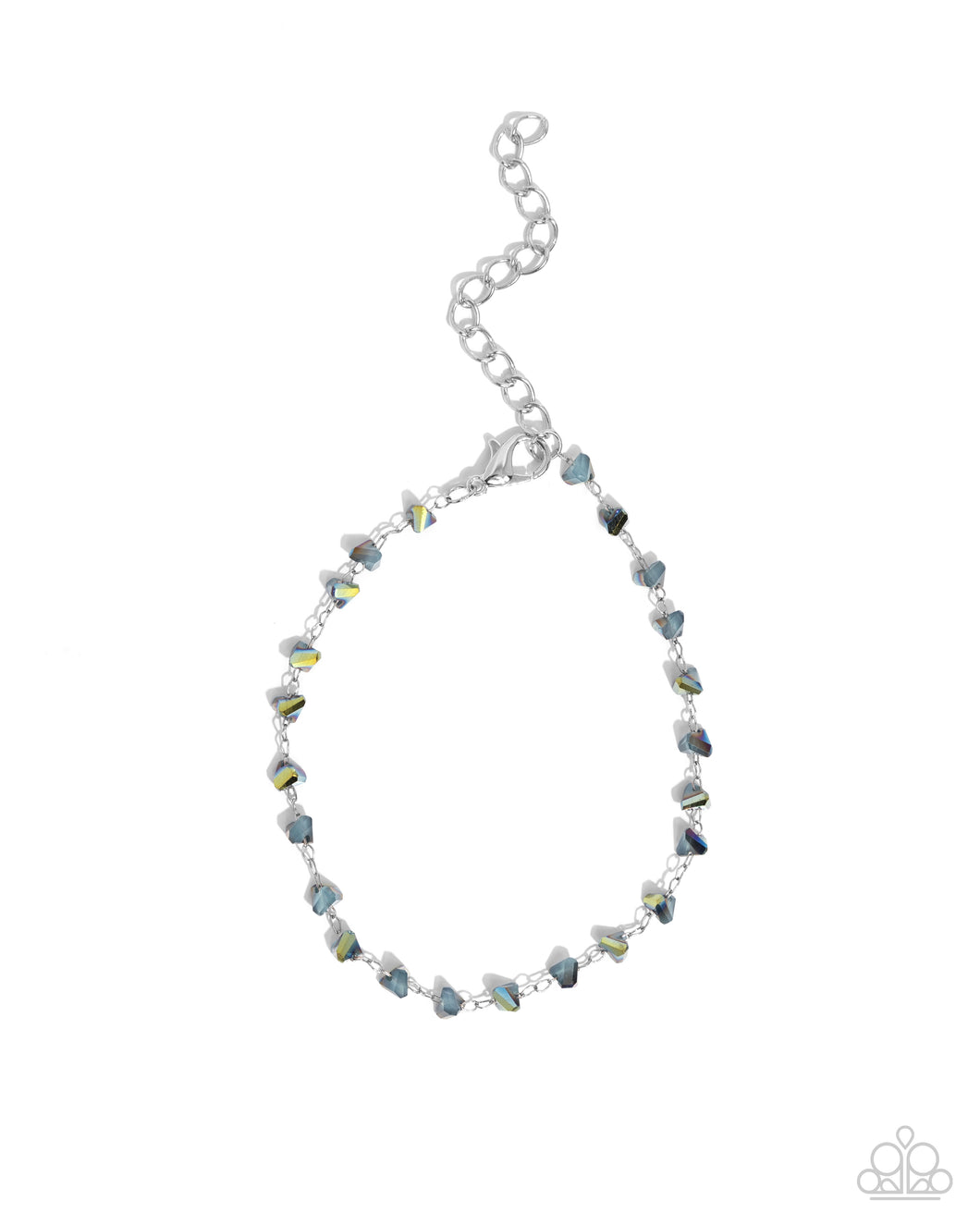 Chiseled Character Blue Bracelet