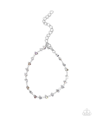 Chiseled Character Silver Bracelet