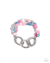 Load image into Gallery viewer, Hammered Haven Pink Bracelet
